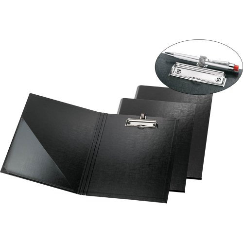 FALKEN Klemmbrettmappe mit Stiftehalter schwarz von FALKEN