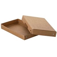 FALKEN PURE Aufbewahrungsbox 0,5 l natronbraun 12,0 x 18,5 x 2,5 cm von FALKEN