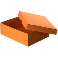 FALKEN PURE Aufbewahrungsbox 1250 Blatt pastellorange 24,0 x 32,0 x 10,0 cm von FALKEN