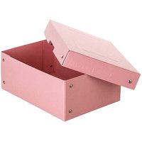 FALKEN PURE Aufbewahrungsbox 1250 Blatt pastellrosa 18,0 x 25,0 x 10,0 cm von FALKEN