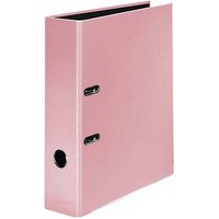 FALKEN Pastell Color Ordner Flamingo Pink Karton 8,0 cm DIN A4 von FALKEN