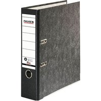 FALKEN Recycling Ordner schwarz marmoriert Karton 8,0 cm DIN A4, 1 St. von FALKEN