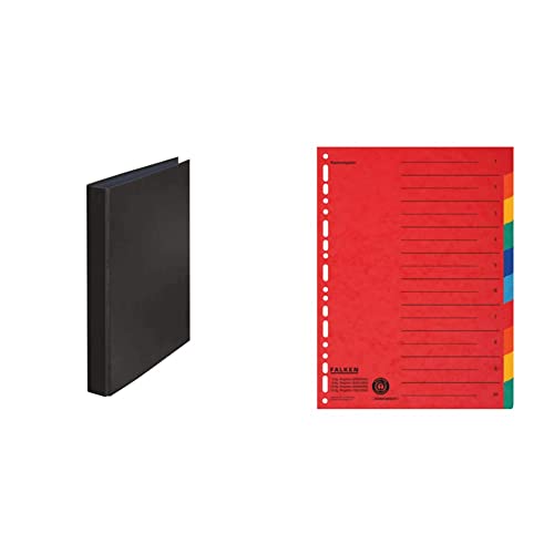 Falken Original YourColor Ringbuch. Made in Germany. 2-D-Ring-Mechanik DIN A4 Füllhöhe 25 mm schwarz Kalender Organizer Ring-Ordner Hefter Plastikordner & Karton-Register überbreit für DIN A4+ Falken Original YourColor Ringbuch. Made in Germany. 2-D-Ring-Mechanik DIN A4 Füllhöhe 25 mm schwarz Kalender Organizer Ring-Ordner Hefter Plastikordner & Karton-Register überbreit für DIN A4+ von FALKEN