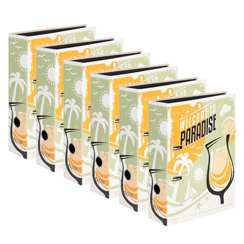 Original 6er Pack Falken Retro-Ordner Paradise. Made in Germany. 8 cm breit DIN A4 schwarzer Innenspiegel Ringordner Aktenordner Briefordner Büroordner Plastikordner Motivordner Social Media Original 6er Pack Falken Retro-Ordner Paradise. Made in Germany. 8 cm breit DIN A4 schwarzer Innenspiegel Ringordner Aktenordner Briefordner Büroordner Plastikordner Motivordner Social Media von FALKEN