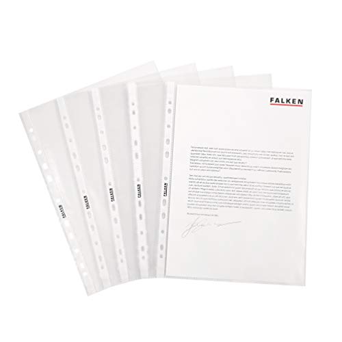 Original Falken 1000er Pack Standard PP-Kunststoff Prospekthüllen. Für DIN A4 transparent glasklar oben offen Klarsichtfolie Plastikhülle Klarsichthülle ideal für Ordner Ringbücher und Hefter Original Falken 1000er Pack Standard PP-Kunststoff Prospekthüllen. Für DIN A4 transparent glasklar oben offen Klarsichtfolie Plastikhülle Klarsichthülle ideal für Ordner Ringbücher und Hefter von FALKEN