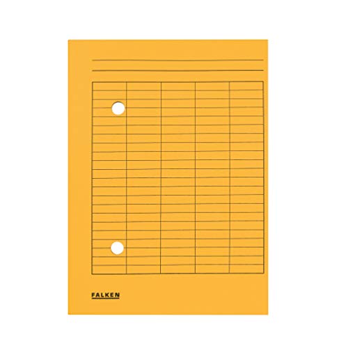Original Falken 100er Pack Umlaufmappe. Made in Germany. Aus Recycling-Karton für DIN A4 mit 2-seitiger Organisationsdruck gelb Blauer Engel Hefter ideal für Büro,Schule und mobile Organisation Original Falken 100er Pack Umlaufmappe. Made in Germany. Aus Recycling-Karton für DIN A4 mit 2-seitiger Organisationsdruck gelb Blauer Engel Hefter ideal für Büro,Schule und mobile Organisation von FALKEN