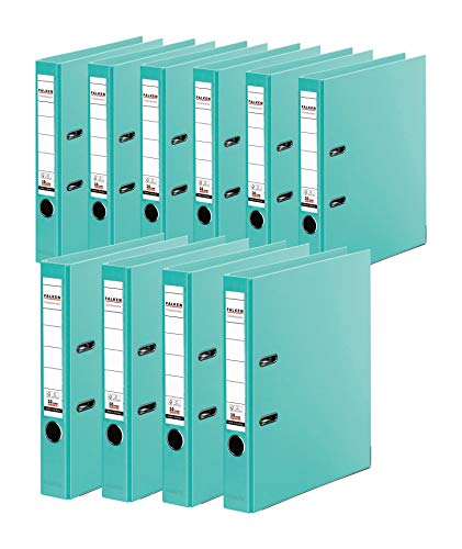 Original Falken 10er Pack Chromocolor Premium-Ordner. Made in Germany. Kunststoffbezug außen und innen 5 cm breit DIN A4 Pastell-Farbe mint Ringordner Aktenordner Briefordner Büroordner Original Falken 10er Pack Chromocolor Premium-Ordner. Made in Germany. Kunststoffbezug außen und innen 5 cm breit DIN A4 Pastell-Farbe mint Ringordner Aktenordner Briefordner Büroordner von FALKEN