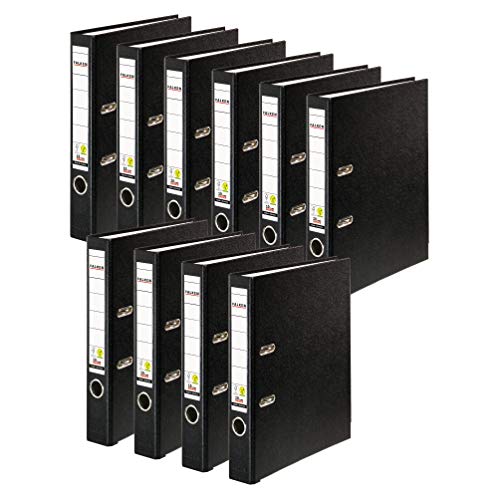 Original Falken 10er Pack PP-Color Kunststoff-Ordner. Made in Germany. 5 cm breit DIN A4 schwarz Vegan Ringordner Aktenordner Briefordner Büroordner Plastikordner Schlitzordner Original Falken 10er Pack PP-Color Kunststoff-Ordner. Made in Germany. 5 cm breit DIN A4 schwarz Vegan Ringordner Aktenordner Briefordner Büroordner Plastikordner Schlitzordner von FALKEN