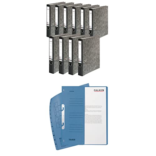 Original Falken 10er Pack Recycling-Ordner Wolkenmarmor 5 cm schmal DIN A4 schwarzer Rücken und Falken Einhakhefter halber Vorderdeckel kfm. Heftung blau 50er Pack Original Falken 10er Pack Recycling-Ordner Wolkenmarmor 5 cm schmal DIN A4 schwarzer Rücken und Falken Einhakhefter halber Vorderdeckel kfm. Heftung blau 50er Pack von FALKEN