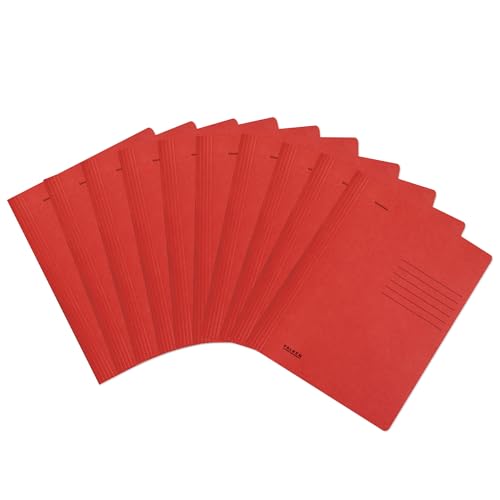 Original Falken 10er Pack Recycling-Schnellhefter gefaltet DIN A4 Intensivfarbe rot. Made in Germany Blauer Engel Hefter Papphefter Kartonschnellhefter Schulhefter Pappordner Mappe Schulordner Original Falken 10er Pack Recycling-Schnellhefter gefaltet DIN A4 Intensivfarbe rot. Made in Germany Blauer Engel Hefter Papphefter Kartonschnellhefter Schulhefter Pappordner Mappe Schulordner von FALKEN