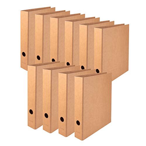 Original Falken 10er Pack Vegan-Ordner Pure Nature. Made in Germany. 5 cm breit DIN A4 Braun Aktenordner Briefordner Büroordner Pappordner Schlitzordner Original Falken 10er Pack Vegan-Ordner Pure Nature. Made in Germany. 5 cm breit DIN A4 Braun Aktenordner Briefordner Büroordner Pappordner Schlitzordner von FALKEN