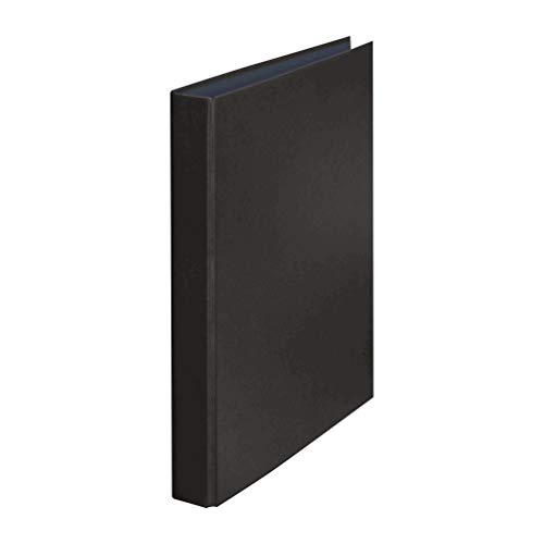 Original Falken 10er Pack YourColor Ringbuch. Made in Germany. 2-D-Ring-Mechanik DIN A4 Füllhöhe 25 mm schwarz Kalender Organizer Ring-Ordner Hefter Plastikordner ideal für Büro und Schule von FALKEN