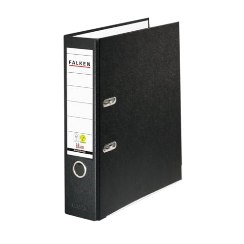 Original Falken 20er Pack PP-Color Kunststoff-Ordner. Made in Germany. 8 cm breit DIN A4 schwarz Ringordner Vegan Aktenordner Briefordner Büroordner Plastikordner Schlitzordner Original Falken 20er Pack PP-Color Kunststoff-Ordner. Made in Germany. 8 cm breit DIN A4 schwarz Ringordner Vegan Aktenordner Briefordner Büroordner Plastikordner Schlitzordner von FALKEN