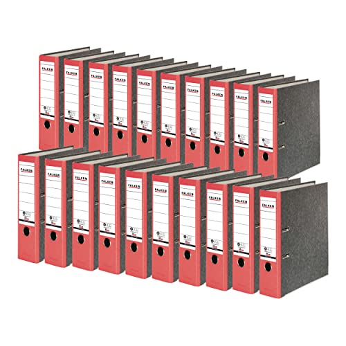 Original Falken 20er Pack Recycling-Ordner Wolkenmarmor. Made in Germany. 8 cm breit DIN A4 roter Rücken Ringordner Aktenordner Briefordner Büroordner Pappordner CO2-Neutral Blauer Engel Original Falken 20er Pack Recycling-Ordner Wolkenmarmor. Made in Germany. 8 cm breit DIN A4 roter Rücken Ringordner Aktenordner Briefordner Büroordner Pappordner CO2-Neutral Blauer Engel von FALKEN