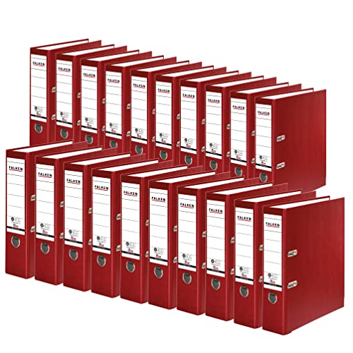 Original Falken 20er Pack Recycolor Umwelt-Ordner Öko. Made in Germany. Farbiger Papierbezug außen 8 cm breit DIN A4 bordeaux Ringordner Aktenordner Briefordner CO2-Neutral Blauer Engel Original Falken 20er Pack Recycolor Umwelt-Ordner Öko. Made in Germany. Farbiger Papierbezug außen 8 cm breit DIN A4 bordeaux Ringordner Aktenordner Briefordner CO2-Neutral Blauer Engel von FALKEN