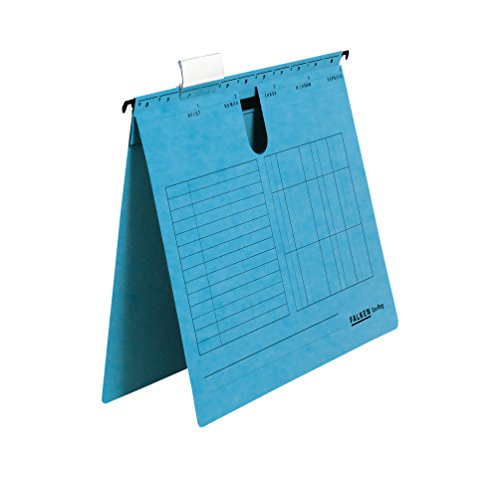 Original Falken 25er Pack Hängehefter UniReg. Made in Germany. Kaufmännische Heftung, aus Recycling-Karton für DIN A4 blau Blauer Engel ideal für die lose Blatt-Ablage im Büro und der Behörde Original Falken 25er Pack Hängehefter UniReg. Made in Germany. Kaufmännische Heftung, aus Recycling-Karton für DIN A4 blau Blauer Engel ideal für die lose Blatt-Ablage im Büro und der Behörde von FALKEN