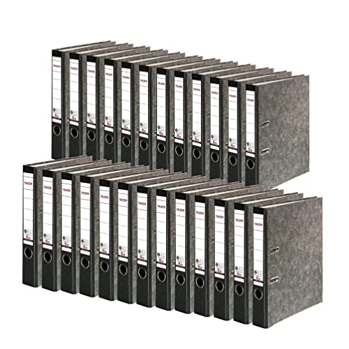 Original Falken 25er Pack Recycling-Ordner Wolkenmarmor. Made in Germany. 5 cm schmal DIN A4 schwarzer Rücken Ringordner Aktenordner Briefordner Büroordner Pappordner CO2-Neutral Blauer Engel Original Falken 25er Pack Recycling-Ordner Wolkenmarmor. Made in Germany. 5 cm schmal DIN A4 schwarzer Rücken Ringordner Aktenordner Briefordner Büroordner Pappordner CO2-Neutral Blauer Engel von FALKEN