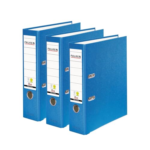 Original Falken 3er Pack PP-Color Ordner. Made in Germany. 8 cm breit DIN A4 Aqua Vegan Kunststoff-Ordner Ringordner Aktenordner Briefordner Büroordner Plastikordner Schlitzordner Original Falken 3er Pack PP-Color Ordner. Made in Germany. 8 cm breit DIN A4 Aqua Vegan Kunststoff-Ordner Ringordner Aktenordner Briefordner Büroordner Plastikordner Schlitzordner von FALKEN