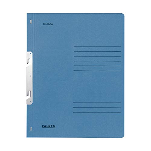 Original Falken 50er Pack Einhakhefter. Made in Germany. Aus Recycling-Karton mit ganzem Vorderdeckel und Behördenheftung für DIN A4 blau Hefter Sammelmappe Dokumentenmappe Original Falken 50er Pack Einhakhefter. Made in Germany. Aus Recycling-Karton mit ganzem Vorderdeckel und Behördenheftung für DIN A4 blau Hefter Sammelmappe Dokumentenmappe von FALKEN