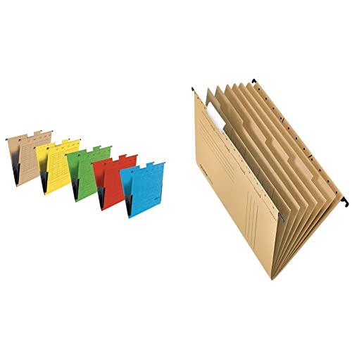 Original Falken 5er Pack Hängetasche UniReg. Aus Recycling-Karton für DIN A4 & Original Falken Projektmappe und Personalmappe UniReg. Aus Recycling-Karton für DIN A4 Original Falken 5er Pack Hängetasche UniReg. Aus Recycling-Karton für DIN A4 & Original Falken Projektmappe und Personalmappe UniReg. Aus Recycling-Karton für DIN A4 von FALKEN