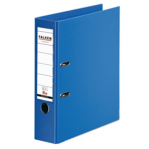 Original Falken Chromocolor Premium-Ordner. Made in Germany. Kunststoffbezug außen und innen 8 cm breit DIN A4 blau Ringordner Aktenordner Briefordner Büroordner Plastikordner Schlitzordner Original Falken Chromocolor Premium-Ordner. Made in Germany. Kunststoffbezug außen und innen 8 cm breit DIN A4 blau Ringordner Aktenordner Briefordner Büroordner Plastikordner Schlitzordner von FALKEN