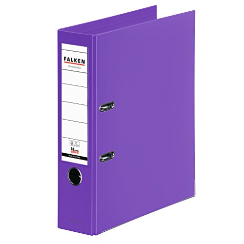 Original Falken Chromocolor Premium-Ordner. Made in Germany. Kunststoffbezug außen und innen 8 cm breit DIN A4 violett Ringordner Aktenordner Briefordner Büroordner Plastikordner Schlitzordner Original Falken Chromocolor Premium-Ordner. Made in Germany. Kunststoffbezug außen und innen 8 cm breit DIN A4 violett Ringordner Aktenordner Briefordner Büroordner Plastikordner Schlitzordner von FALKEN