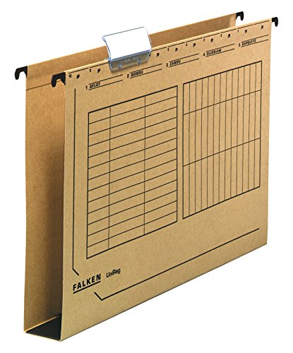 Original Falken Hängesammler UniReg. Made in Germany. Aus Recycling-Karton für DIN A4 Kartonboden 4 cm braun Blauer Engel Schrank Behörde für die lose Blatt-Ablage im Büro und der Behörde Original Falken Hängesammler UniReg. Made in Germany. Aus Recycling-Karton für DIN A4 Kartonboden 4 cm braun Blauer Engel Schrank Behörde für die lose Blatt-Ablage im Büro und der Behörde von FALKEN