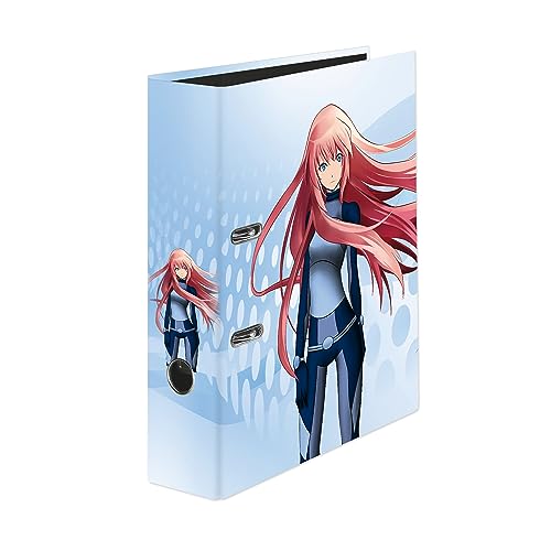 Original Falken Motiv-Ordner Manga Girl. Made in Germany. 8 cm breit DIN A4 Ringordner Aktenordner Briefordner Büroordner Plastikordner Schlitzordner Original Falken Motiv-Ordner Manga Girl. Made in Germany. 8 cm breit DIN A4 Ringordner Aktenordner Briefordner Büroordner Plastikordner Schlitzordner von FALKEN