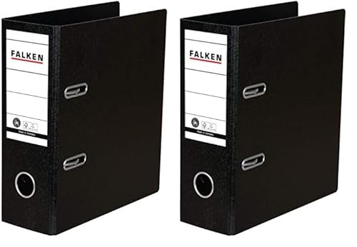 Original Falken Ordner Sonderformat Hartpappe. Made in Germany. 8 cm breit DIN A5 hoch schwarz Rezepte Ringordner Aktenordner Briefordner Büroordner Pappordner Schlitzordner Blauer Engel Original Falken Ordner Sonderformat Hartpappe. Made in Germany. 8 cm breit DIN A5 hoch schwarz Rezepte Ringordner Aktenordner Briefordner Büroordner Pappordner Schlitzordner Blauer Engel von FALKEN