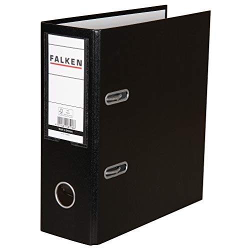 Original Falken PP-Color Kunststoff-Ordner Sonderformat. Made in Germany. 8 cm breit DIN A5 hoch mit Wechselfenster schwarz Rezepte Ringordner Aktenordner Briefordner Büroordner Plastikordner Original Falken PP-Color Kunststoff-Ordner Sonderformat. Made in Germany. 8 cm breit DIN A5 hoch mit Wechselfenster schwarz Rezepte Ringordner Aktenordner Briefordner Büroordner Plastikordner von FALKEN