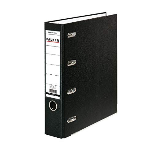 Original Falken PP Kunststoff-Doppelordner. Made in Germany. 7 cm breit schwarz für 2x DIN A5 quer Ablage mit Wechselfenster Kontoauszug-Ordner Ringordner Aktenordner Briefordner Büroordner Original Falken PP Kunststoff-Doppelordner. Made in Germany. 7 cm breit schwarz für 2x DIN A5 quer Ablage mit Wechselfenster Kontoauszug-Ordner Ringordner Aktenordner Briefordner Büroordner von FALKEN