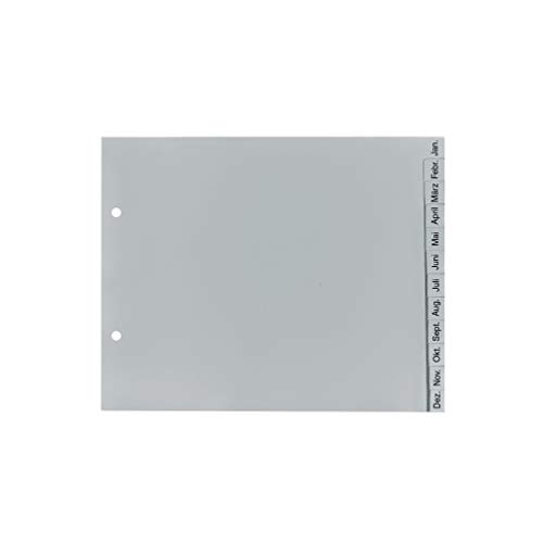 Original Falken PP Kunststoff-RegisterFür DIN A4 22,5 x 21 cm halbe Höhe Druck Jan.-Dez. 12 Blatt grau Ringbuch Ordner Plastikregister ideal für Büro und Schule Original Falken PP Kunststoff-RegisterFür DIN A4 22,5 x 21 cm halbe Höhe Druck Jan.-Dez. 12 Blatt grau Ringbuch Ordner Plastikregister ideal für Büro und Schule von FALKEN