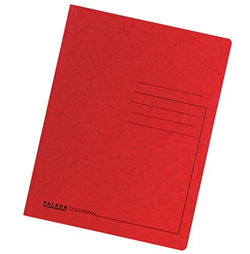 Original Falken Premium Einschlagmappe. Made in Germany. Juris-Mappe aus extra starkem Colorspan-Karton mit 3 Innenklappen DIN A4 rot Dokumentenmappe für Büro und Schule Original Falken Premium Einschlagmappe. Made in Germany. Juris-Mappe aus extra starkem Colorspan-Karton mit 3 Innenklappen DIN A4 rot Dokumentenmappe für Büro und Schule von FALKEN