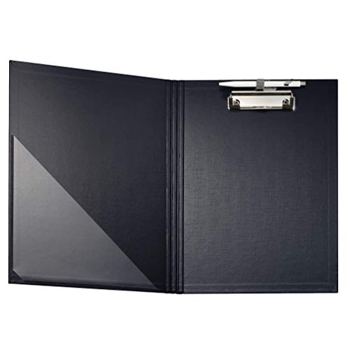 Original Falken Premium Klemmbrett-Mappe. Made in Germany. Mit stabilem Pappkern und Kunststoffbezug außen und innen für DIN A4 mit Tasche im Vorderdeckel mit Stiftehalter schwarz Original Falken Premium Klemmbrett-Mappe. Made in Germany. Mit stabilem Pappkern und Kunststoffbezug außen und innen für DIN A4 mit Tasche im Vorderdeckel mit Stiftehalter schwarz von FALKEN