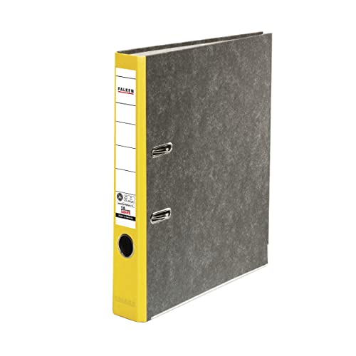 Original Falken Recycling-Ordner Wolkenmarmor. Made in Germany. 5 cm schmal DIN A4 gelber Rücken Ringordner Aktenordner Briefordner Büroordner Pappordner CO2-Neutral Blauer Engel Original Falken Recycling-Ordner Wolkenmarmor. Made in Germany. 5 cm schmal DIN A4 gelber Rücken Ringordner Aktenordner Briefordner Büroordner Pappordner CO2-Neutral Blauer Engel von FALKEN