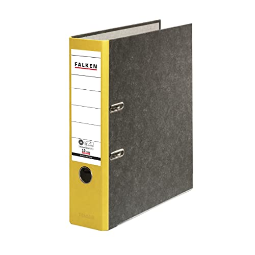 Original Falken Recycling-Ordner Wolkenmarmor. Made in Germany. 8 cm breit DIN A4 gelber Rücken Ringordner Aktenordner Briefordner Büroordner Pappordner CO2-Neutral Blauer Engel Original Falken Recycling-Ordner Wolkenmarmor. Made in Germany. 8 cm breit DIN A4 gelber Rücken Ringordner Aktenordner Briefordner Büroordner Pappordner CO2-Neutral Blauer Engel von FALKEN