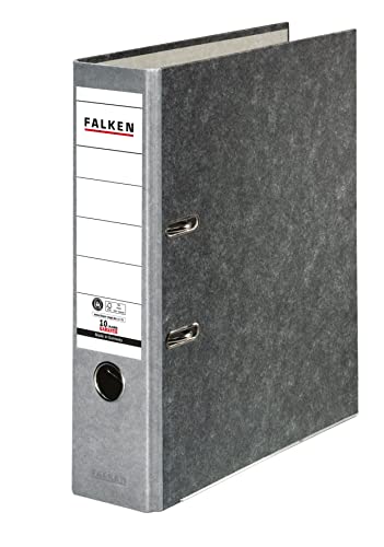 Original Falken Recycling-Ordner Wolkenmarmor. Made in Germany. 8 cm breit DIN A4 grauer Rücken Ringordner Aktenordner Briefordner Büroordner Pappordner CO2-Neutral Blauer Engel Original Falken Recycling-Ordner Wolkenmarmor. Made in Germany. 8 cm breit DIN A4 grauer Rücken Ringordner Aktenordner Briefordner Büroordner Pappordner CO2-Neutral Blauer Engel von FALKEN