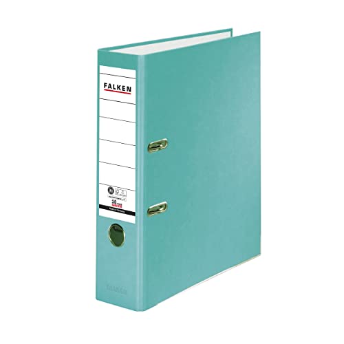 Original Falken Recycolor Umwelt-Ordner Öko. Made in Germany. Farbiger Papierbezug außen 8 cm breit DIN A4 Pastell-Farbe türkis Ringordner Aktenordner Briefordner Büroordner CO2-Neutral Blauer Engel Original Falken Recycolor Umwelt-Ordner Öko. Made in Germany. Farbiger Papierbezug außen 8 cm breit DIN A4 Pastell-Farbe türkis Ringordner Aktenordner Briefordner Büroordner CO2-Neutral Blauer Engel von FALKEN
