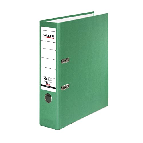 Original Falken Recycolor Umwelt-Ordner Öko. Made in Germany. Farbiger Papierbezug außen 8 cm breit DIN A4 grün Ringordner Aktenordner Briefordner Büroordner Pappordner CO2-Neutral Blauer Engel Original Falken Recycolor Umwelt-Ordner Öko. Made in Germany. Farbiger Papierbezug außen 8 cm breit DIN A4 grün Ringordner Aktenordner Briefordner Büroordner Pappordner CO2-Neutral Blauer Engel von FALKEN