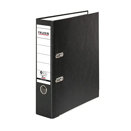 Original Falken Recycolor Umwelt-Ordner Öko. Made in Germany. Farbiger Papierbezug außen 8 cm breit DIN A4 schwarz Ringordner Aktenordner Briefordner Büroordner Pappordner CO2-Neutral Blauer Engel Original Falken Recycolor Umwelt-Ordner Öko. Made in Germany. Farbiger Papierbezug außen 8 cm breit DIN A4 schwarz Ringordner Aktenordner Briefordner Büroordner Pappordner CO2-Neutral Blauer Engel von FALKEN