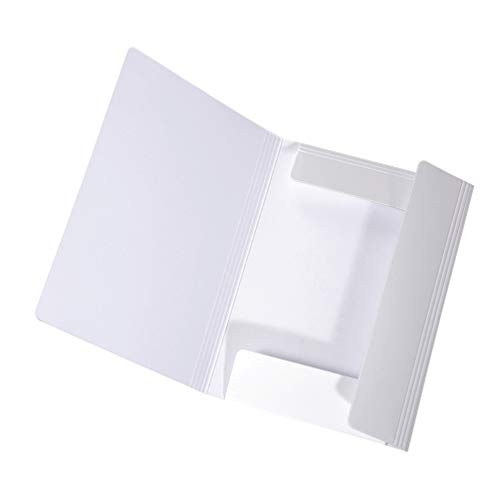 Original Falken Sammelmappe LongLife. Aus extra starkem Karton mit 3 Klappen und Gummiband für DIN A4 weiß Aufbewahrung-Mappe Zeichenmappe ideal für Büro und Schule Original Falken Sammelmappe LongLife. Aus extra starkem Karton mit 3 Klappen und Gummiband für DIN A4 weiß Aufbewahrung-Mappe Zeichenmappe ideal für Büro und Schule von FALKEN