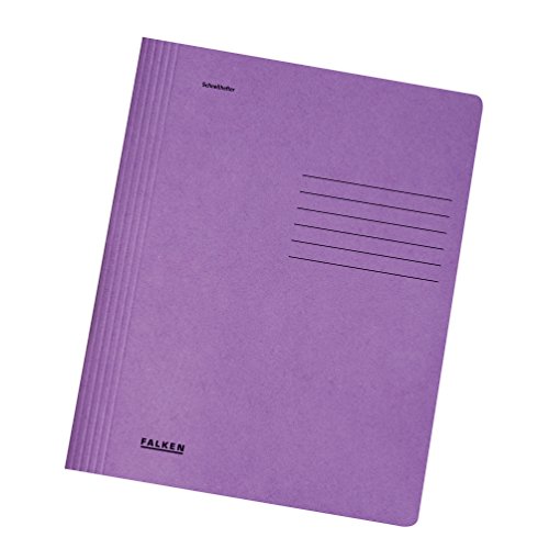 Original Falken Schnellhefter Intensivfarben. Made in Germany. Hefter aus Recycling-Karton für DIN A4 kaufmännische und Behördenheftung Pastell-Farbe lila Blauer Engel ideal für Büro und Schule Original Falken Schnellhefter Intensivfarben. Made in Germany. Hefter aus Recycling-Karton für DIN A4 kaufmännische und Behördenheftung Pastell-Farbe lila Blauer Engel ideal für Büro und Schule von FALKEN