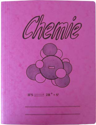 Schnellhefter, Colorspan Karton, Chemie, pink von FALKEN