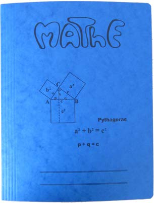 Schnellhefter, Colorspan Karton, Mathematik, blau Schnellhefter, Colorspan Karton, Mathematik, blau von FALKEN