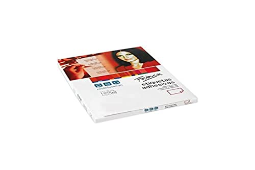 Klebeetiketten für Tintenstrahldrucker und Laserdrucker, 38 x 21,2 mm, Weiß, 6500 Stück Klebeetiketten für Tintenstrahldrucker und Laserdrucker, 38 x 21,2 mm, Weiß, 6500 Stück von False