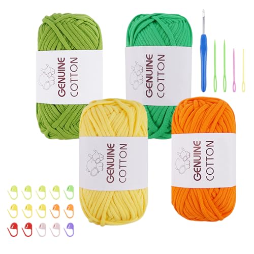 FALSKT Grobes Garn zum Häkeln 4x50g Häkelgarn für Anfänger Clolor 47 FALSKT Grobes Garn zum Häkeln 4x50g Häkelgarn für Anfänger Clolor 47 von FALSKT