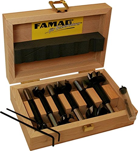 FAMAG Bormax 2.0 prima Staketenbohrersatz 5-teilig WS D=15,20,25,30,35mm im Holzkasten von FAMAG