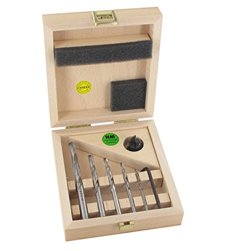 FAMAG Vario-Set Aufstecksenker HM 90° + Holzspiralbohrer HM 1593 3,4,5,6,8mm von FAMAG