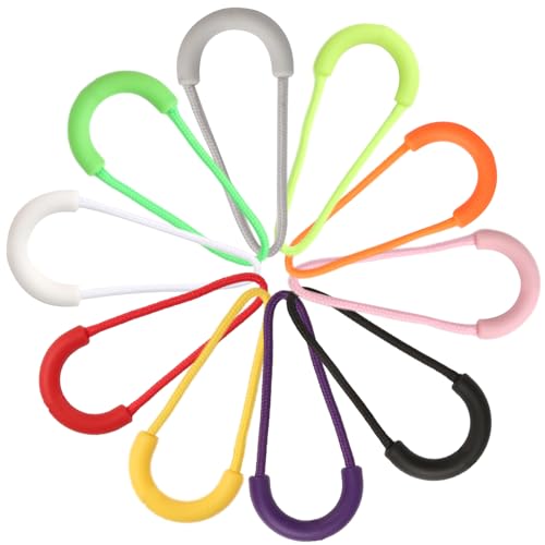 50 Stück Reißverschluss Anhänger, 10 Farben Reißverschluss Verlängerung Zipper Pulls, Nylon Anti-Rutsch Reissverschlussgriff Ersatz Zipper zum Einfädeln für Rucksack Sportswear, Sportbekleidung 50 Stück Reißverschluss Anhänger, 10 Farben Reißverschluss Verlängerung Zipper Pulls, Nylon Anti-Rutsch Reissverschlussgriff Ersatz Zipper zum Einfädeln für Rucksack Sportswear, Sportbekleidung von FAMCUCHE