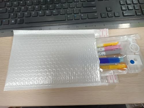 FAMCUCHE 6 Pack Radierbarer Kugelschreiber, 0.5mm Blau Radierbare Stifte, Erasable Pen mit 3 Nachfüllungen und Beutel, Tintenroller Radierbar Radiertinte Radierstifte Tiere mit Thermoempfindlicher von FAMCUCHE